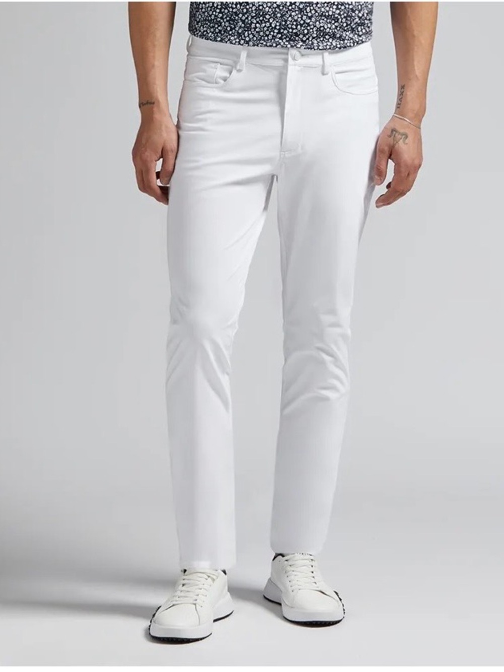 G/FORE Tour 5 Pocket Straight White Pants